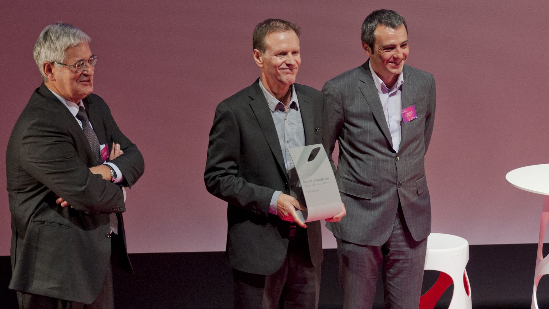 Patrick Valduriez lors de la remise des Prix Inria 2014