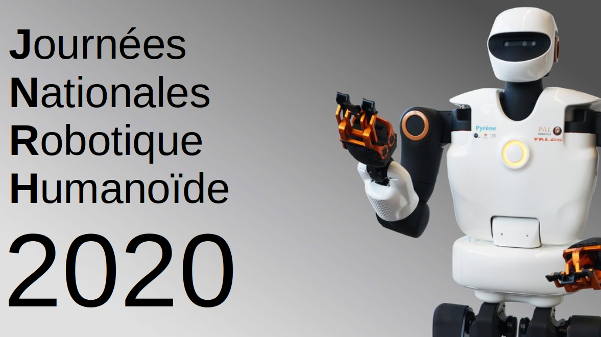 Affiche des journées nationales de la robotique humanoïde