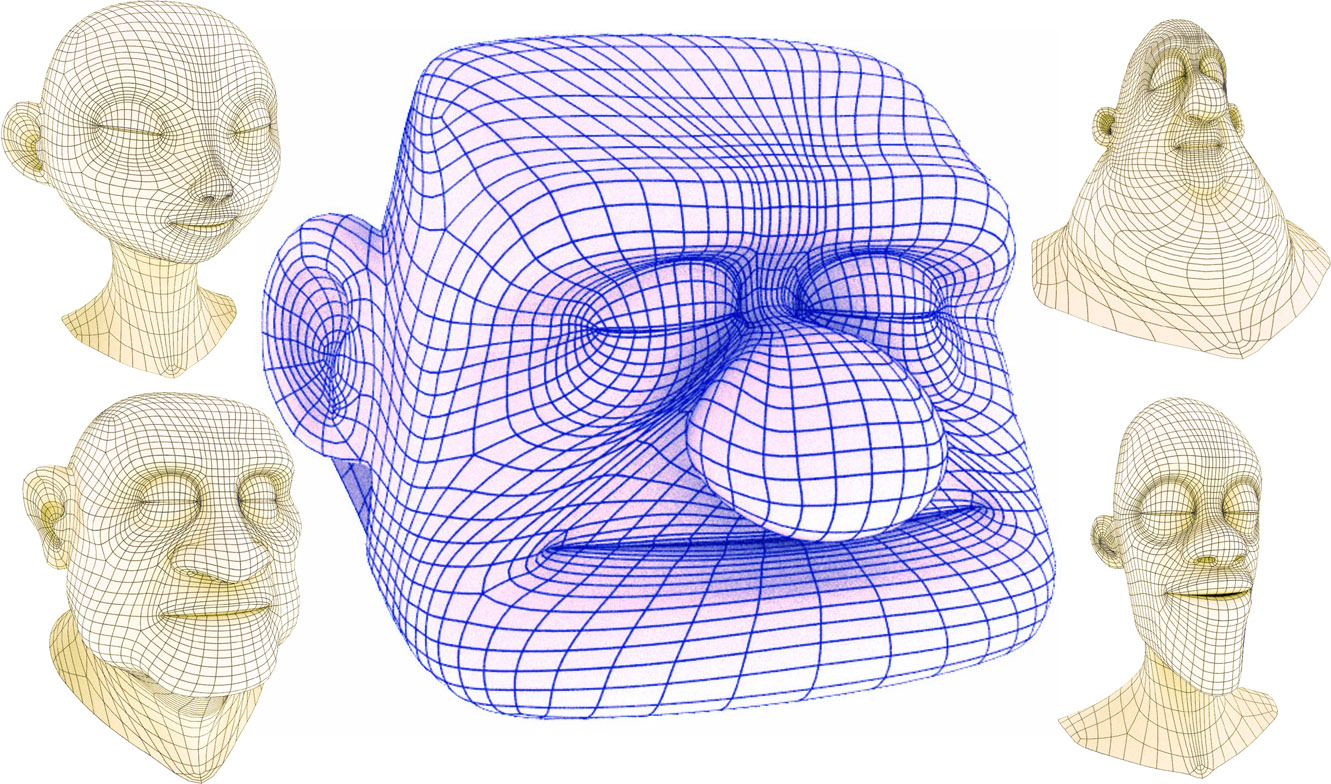 Modélisations de visages en images de synthèse