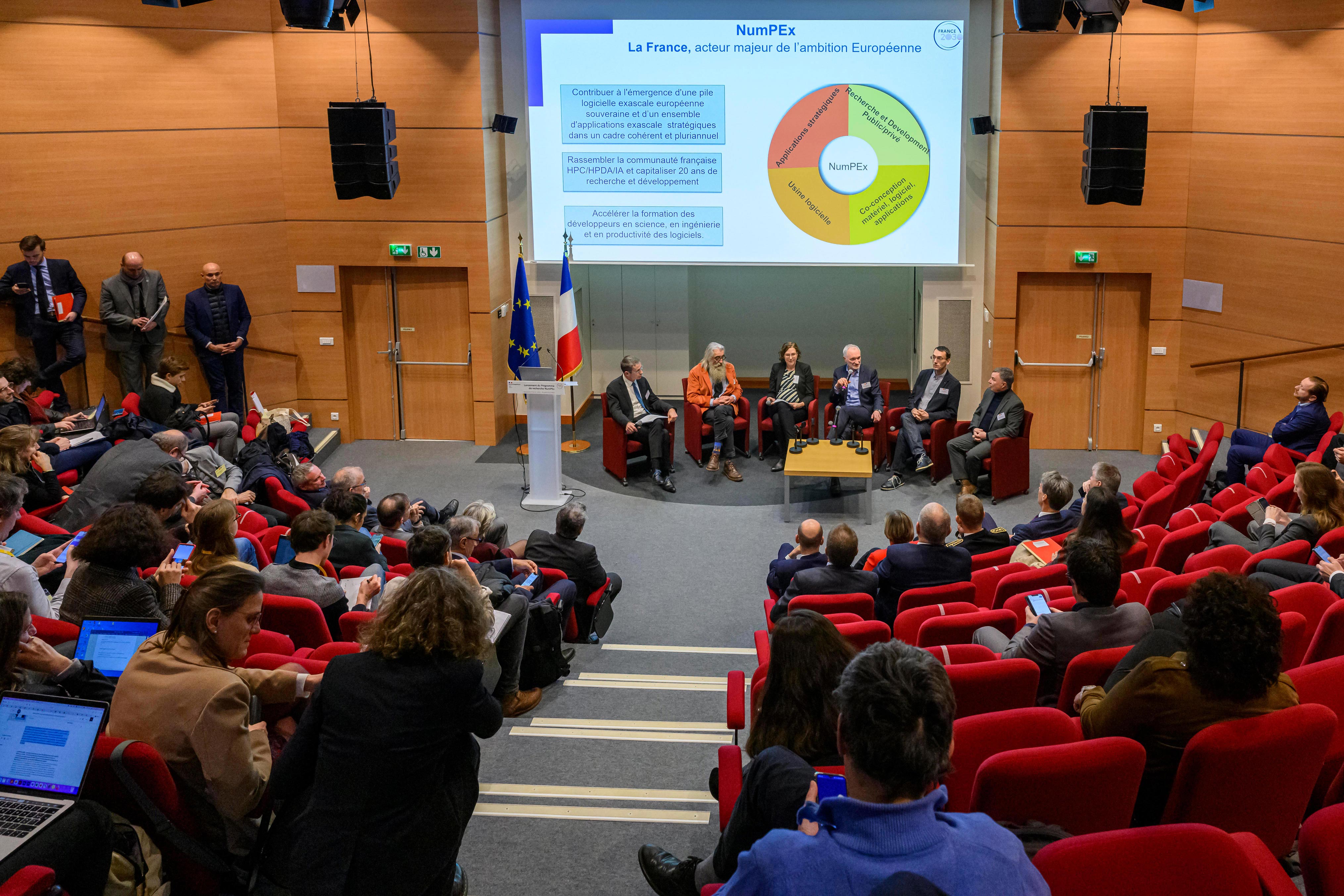 Les porteurs de projets de NumPEx du CEA, du CNRS, de l'Onera, de l'Inria et de l'Université de Rennes