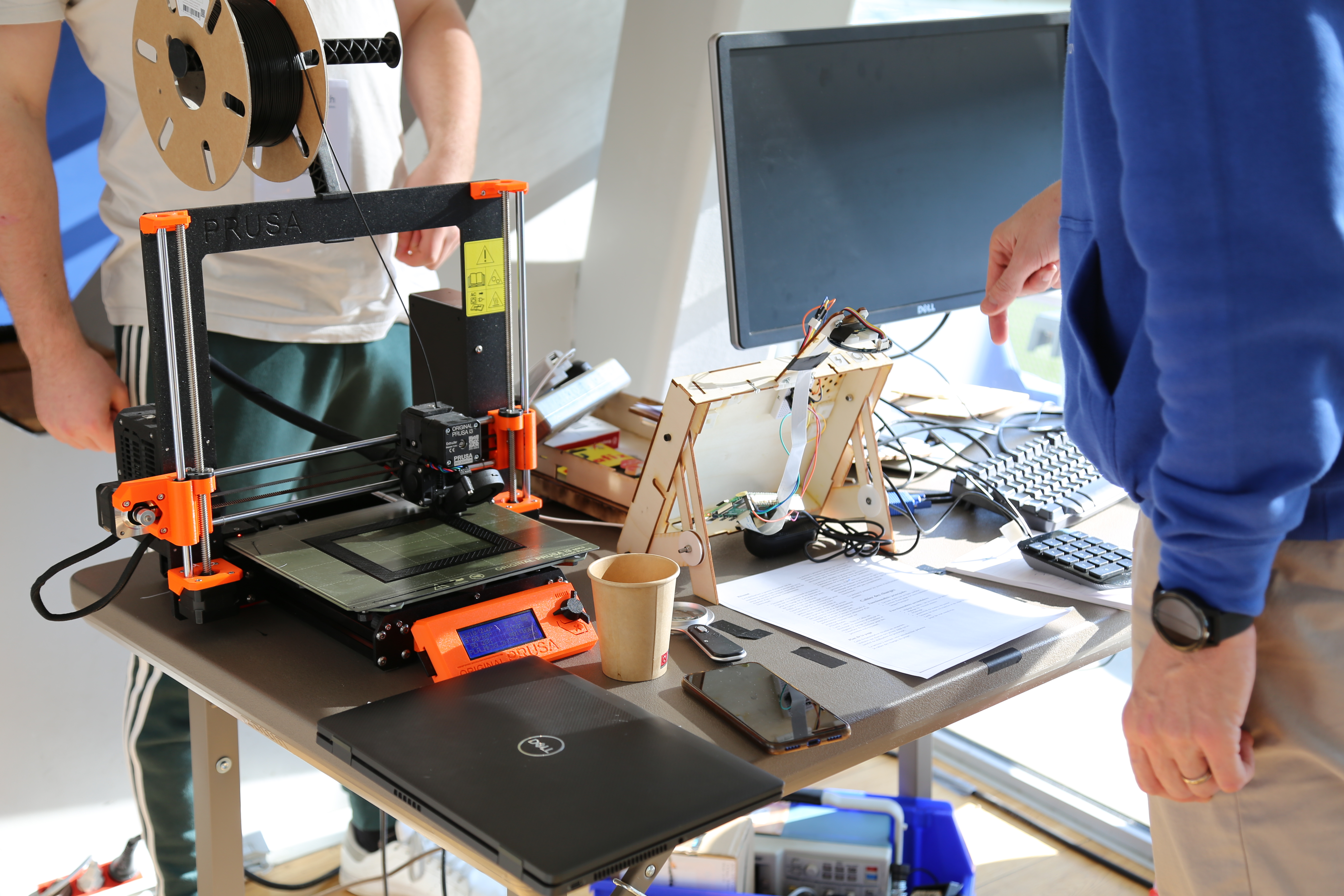 Photo d'une imprimante 3D utilisée lors du hackAtech de Grenoble