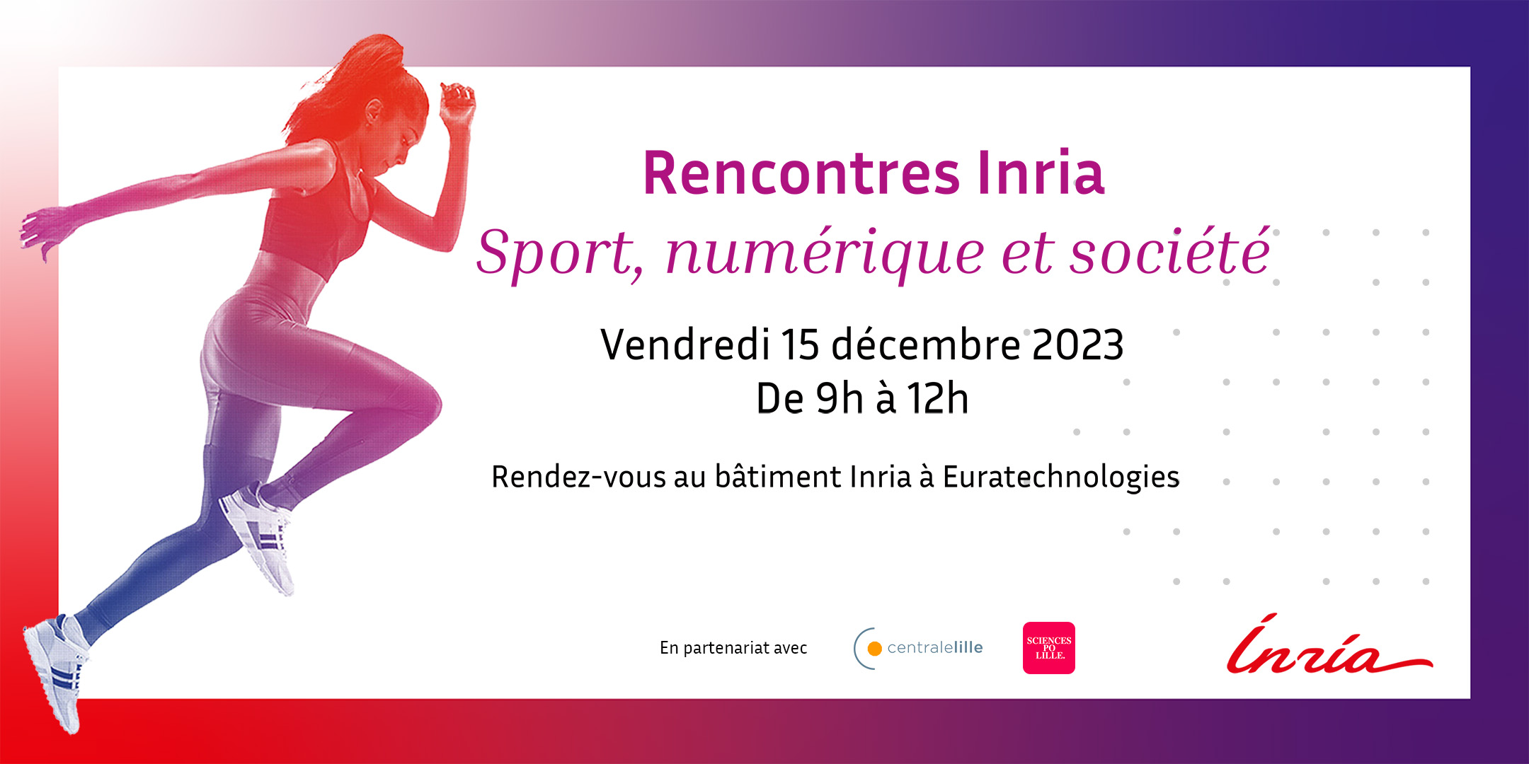Rencontres Inria "Sport, numérique et société"