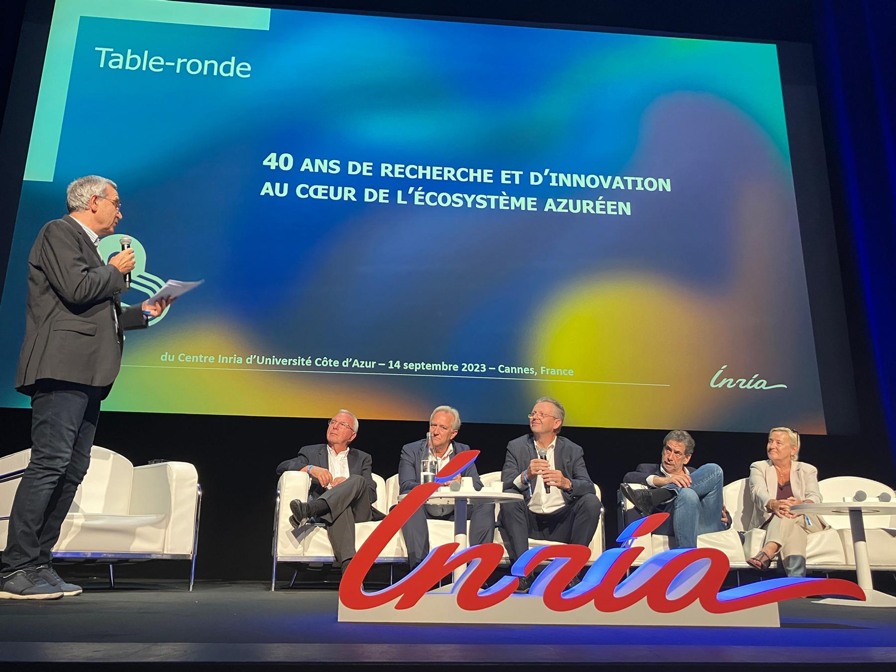 Table ronde des 40 ans d'Inria Côte d'Azur