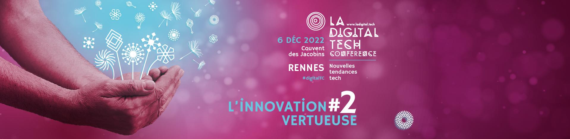 bandeau de l'affiche officielle de la digital tech conference 